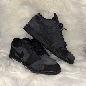 Air Jordan 1 Low SE Craft GS ‘Dark Smoke Red’